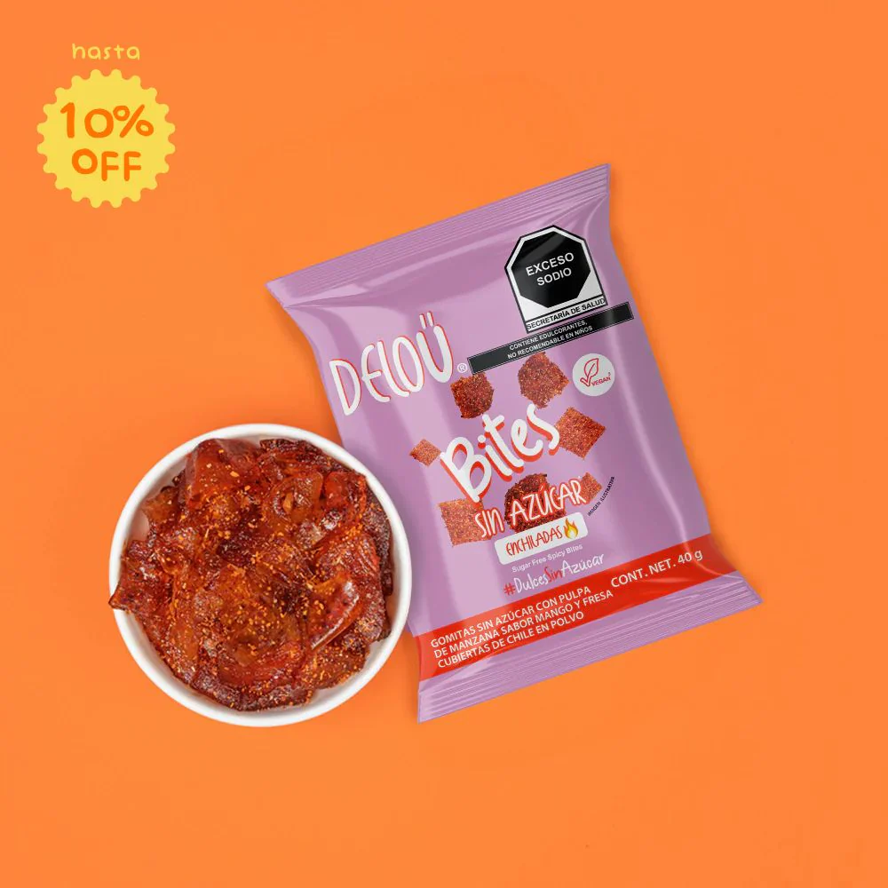 Delou Bites Sin Azúcar Enchiladas 40g